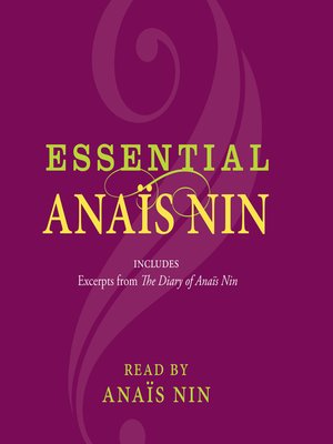 cover image of Essential Anaïs Nin
